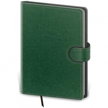 Diár Flip denný A5 14,3x20,5cm - zeleno/šedý 2026 