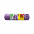 Vrecia zaťahovacie FINO Zeus FLEX AROMATIC 60 ℓ, 33 mic. 63 x 70 cm, fialové (8 ks) 