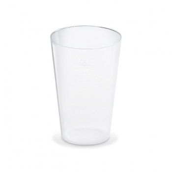 Poháre plastové kryštál 400 ml priehľadné (50 ks) 