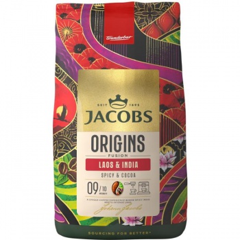 Káva Jacobs Laos & India zrnková 1000g 