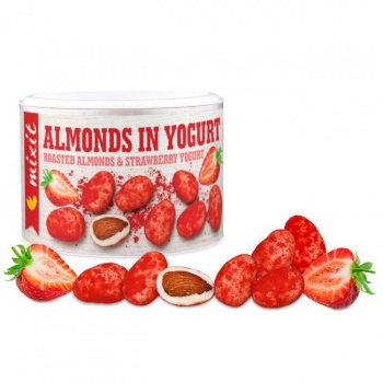 Mixit Mandle v jogurte s jahodovým prachom 240g 