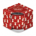 Emocio Sklo Dekor 70x62 mm Holiday Spirit - Cookie and Cream, vonná sviečka 