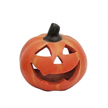 DARČEK: Svietnik keramický 78x75mm, tvar dyňa, halloween 
