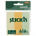 Samolepiaci bloček Stick&#39;n Hopax, 76x25 mm, mix pastelových farieb, 3x50 lístkov 