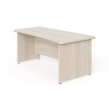 Pracovný stôl Lenza Wels, zúžený vľavo, 180x76,2x94,8/78cm, agát svetlý 