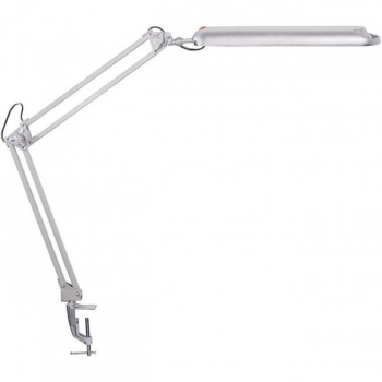 Lampa stolná LED MAUL Atlantic so svorkou strieborná 