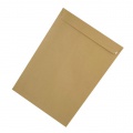 Taška B5 s X dnom a odtrhávacou páskou 176x250mm hnedá 110g 50ks 