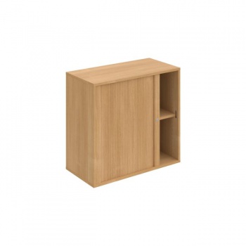 Policová skriňa Drive, zámok, 80x74x40 cm, dub/dub 