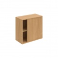 Policová skriňa Drive, zámok, 80x74x40 cm, dub/dub 