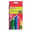 Farbičky Herlitz Jumbo šesťhranné 10 farieb 