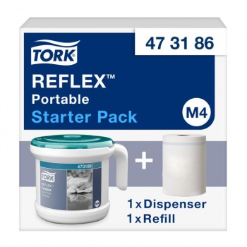 Zásobník na papierové utierky so stred. odvíjaním TORK Reflex prenosný M4 