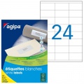 Etikety univerzálne 70x35mm Agipa A4 500 hárkov 