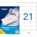 Etikety univerzálne 70x42,4mm Express Agipa A4 100 hárkov 