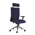Kancelárske kreslo 8150 Vertika PDH, BN 3 modré 