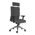 Kancelárske kreslo 8150 Vertika PDH, BN 6 tmavo sivé 