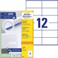 Etikety univerzálne 105x48mm Avery A4 100 hárkov 
