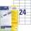 Etikety univerzálne 70x37mm Avery A4 100 hárkov 