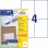 Etikety univerzálne 105x148mm Avery A4 100 hárkov 
