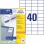 Etikety univerzálne 52,5x29,7mm Avery A4 100 hárkov 