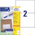 Etikety univerzálne 210x148mm Avery A4 100 hárkov 