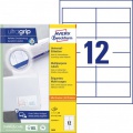 Etikety univerzálne 97x42,3mm Avery A4 100 hárkov 