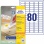 Etikety univerzálne odnímateľné 35,6x16,9mm Avery A4 25+5 hárkov 