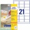 Etikety univerzálne odnímateľné 63,5x38,1mm Avery A4 25+5 hárkov 