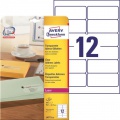 Adresné etikety 99,1 x 42,3 mm, 300 ks, transparentné 