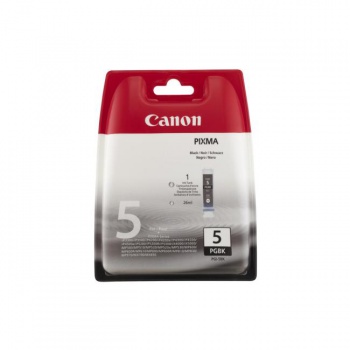 Atramentová náplň Canon PGI-5Bk pre iP 4200/4300/5200/5300/MP500/530/800 black (490 str.) 