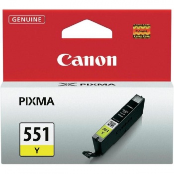 Atramentová náplň Canon CLI-551 Y pre MG 5450/6350, iP7250 yellow (330 str.) 