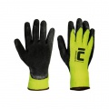 Rukavice latexové PALAWAN WINTER - žlté, veľ. 9/L 