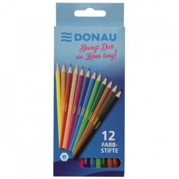 Farbičky DONAU 12 farebné 