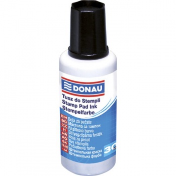 Pečiatková farba DONAU čierna 30ml 