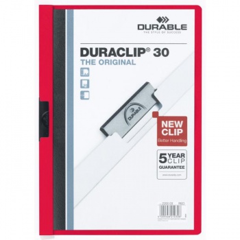 Obal s klipom DURACLIP Original 30 červený 