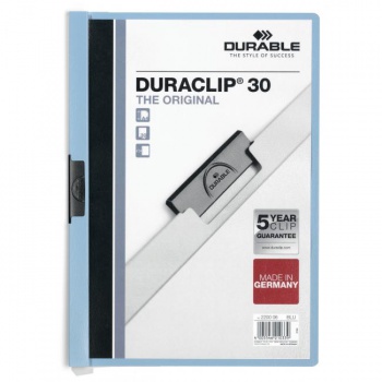 Obal s klipom DURACLIP Original 30 svetlomodrý 