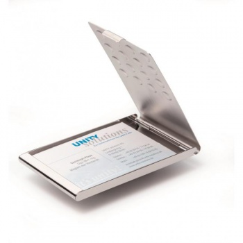 Krabička na vizitky DURABLE BUSINESS CARD BOX CHROME 