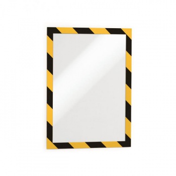 Samolepiaci Duraframe Security A4, žlto-čierny, bal.2 ks 