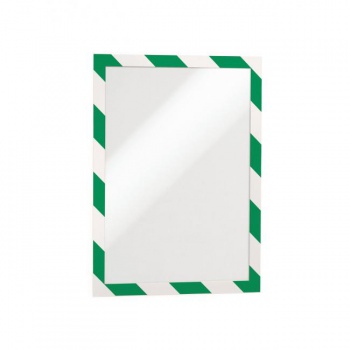 Samolepiaci Duraframe Security A4, zeleno-biely, bal.2 ks 