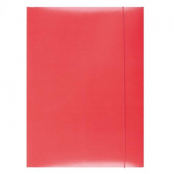 Kartónový obal s gumičkou Office Products červený 
