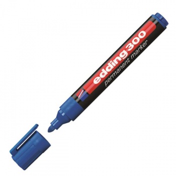 Permanentný popisovač edding 300 modrý 