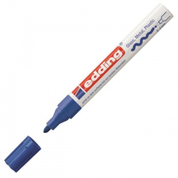 Lakový popisovač edding 750 modrý 