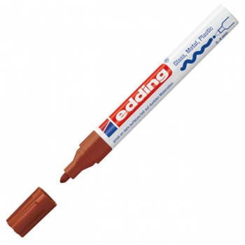 Lakový popisovač edding 750 hnedý 