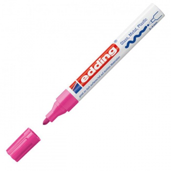 Lakový popisovač edding 750 ružový 