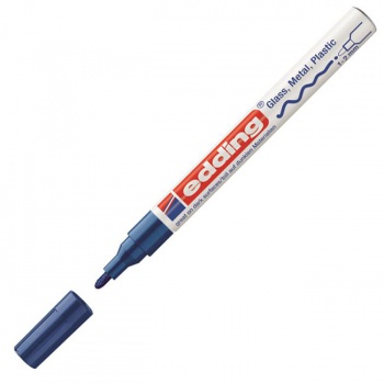 Lakový popisovač edding 751 modrý 