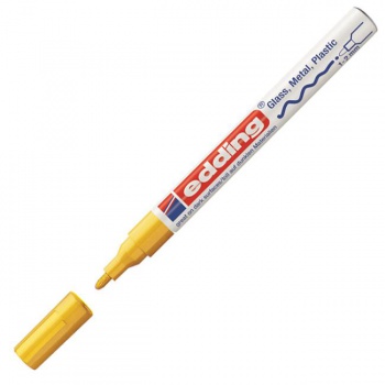 Lakový popisovač edding 751 žltý 