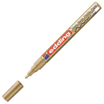 Lakový popisovač edding 751 zlatý 