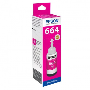 Atramentová náplň Epson C13T66434A magenta pre L100/L200/L300/L1300/L355/L365/L386 (4.000 str.) 