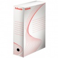 Archívny box Esselte 100mm biely/červený 