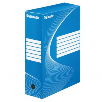 Archívny box Esselte 100mm modrý/biely 