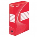 Archívny box Esselte 100mm červený/biely 